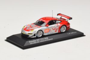 Porsche 911 997 GT3 RSR GT2 #80 S. Neiman / D. Law 24 Hours of Le Mans 2010 Minichamps 1:43 410106980 Pressofusione — immagine 2 di 4