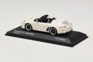 Porsche 911 997 Speedster Bianco Minichamps 1:43 400069531 Pressofusione — immagine 3 di 4