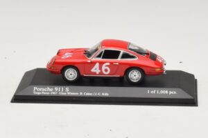 Porsche 911 S #46 Cahier / Killy Class Winners Targa Florio 1967 Minichamps 1:43 430676746 Pressofusione