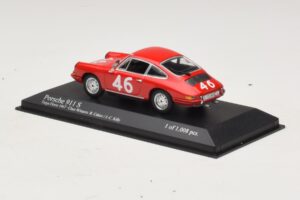 Porsche 911 S #46 Cahier / Killy Class Winners Targa Florio 1967 Minichamps 1:43 430676746 Pressofusione — immagine 3 di 4