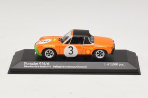 Porsche 914/6 #3 B. Waldegard / O. Andersson Marathon de la Route 1970 Minichamps 1:43 400706503 Pressofusione