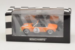 Porsche 914/6 #3 B. Waldegard / O. Andersson Marathon de la Route 1970 Minichamps 1:43 400706503 Pressofusione — immagine 4 di 4
