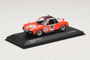 Porsche 914/6 ONS R2 Rosso Minichamps 1:43 400746500 Pressofusione — immagine 2 di 4