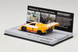 Porsche 917/10 #2 W. Kauhsen Farewell In The Snow Nurburgring 1973 Minichamps 1:43 437736592 Pressofusione — immagine 3 di 5