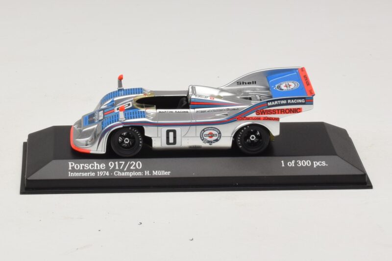 Porsche 917/20 Martini Racing #0 Interserie Champion 1974 Minichamps 1:43 437746100 Pressofusione