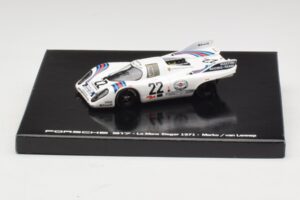 Porsche 917K #22 H. Marko / G. van Lennep Martini Racing 24 Hours of Le Mans Vincitore 1971 Edizione Cassetta Minichamps 1:43