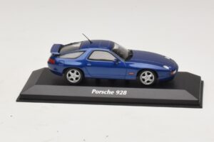 Porsche 928 Blu Metallizzato Maxichamps 1:43 940068101 Pressofusione