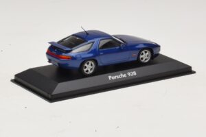 Porsche 928 Blu Metallizzato Maxichamps 1:43 940068101 Pressofusione — immagine 2 di 4
