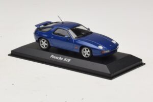 Porsche 928 Blu Metallizzato Maxichamps 1:43 940068101 Pressofusione — immagine 3 di 4