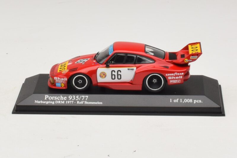 Porsche 935/77 #66 R. Stommelen DRM Nurburgring 1977 Minichamps 1:43 400776366 Pressofusione