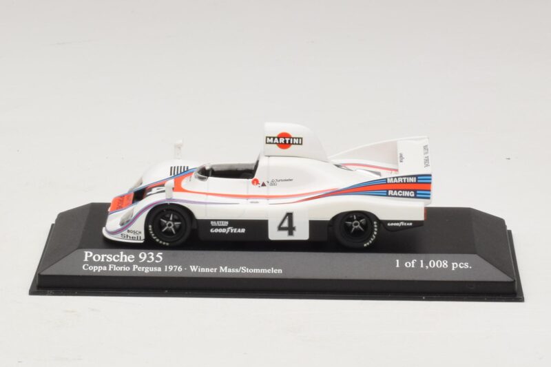 Porsche 936/76 Martini Racing #4 J. Mass / R. Stommelen Winner Coppa Florio Pergusa 1976 Minichamps 1:43 400766604 Pressofusi