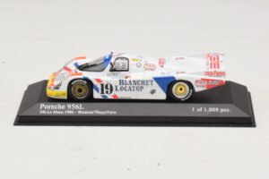 Porsche 956L #19 T. Boutsen / D. Theys 24 Hours of Le Mans 1986 Minichamps 1:43 430866519 Pressofusione