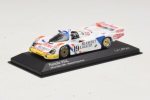 Porsche 956L #19 T. Boutsen / D. Theys 24 Hours of Le Mans 1986 Minichamps 1:43 430866519 Pressofusione — immagine 2 di 4