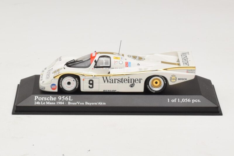 Porsche 956L Warsteiner #9 W. Brun / Bayern 24 Hours of Le Mans 1984 Minichamps 1:43 430846509 Pressofusione