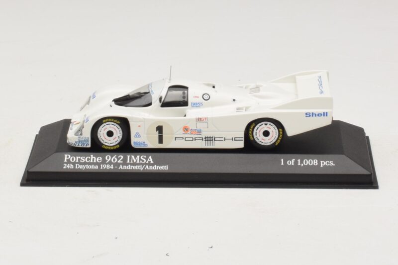 Porsche 962 IMSA #1 Andretti 24 Hours of Daytona 1984 Minichamps 1:43 Porsche 962 IMSA #1 Andretti 24 Hours of Daytona 1984 Minichamps 1:43 400846501 Pressofusione