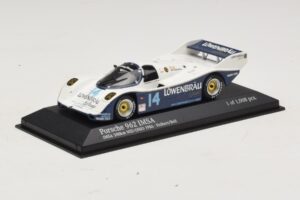 Porsche 962 IMSA #14 A. Holbert / D. Bell Mid-Ohio 500km 1986 Minichamps 1:43 400866514 Pressofusione — immagine 2 di 4