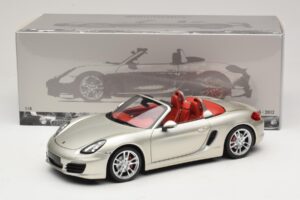 Porsche Boxster S 987 Grigio Metallizzato Minichamps 1:18 110062030 Pressofusione — immagine 8 di 8