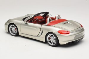 Porsche Boxster S 987 Grigio Metallizzato Minichamps 1:18 110062030 Pressofusione — immagine 7 di 8