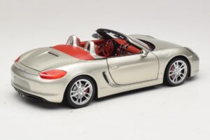Porsche Boxster S 987 Grigio Metallizzato Minichamps 1:18 110062030 Pressofusione — immagine 3 di 8