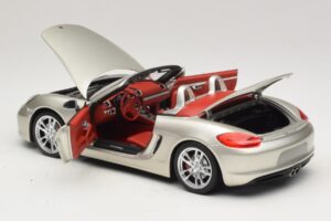 Porsche Boxster S 987 Grigio Metallizzato Minichamps 1:18 110062030 Pressofusione — immagine 5 di 8