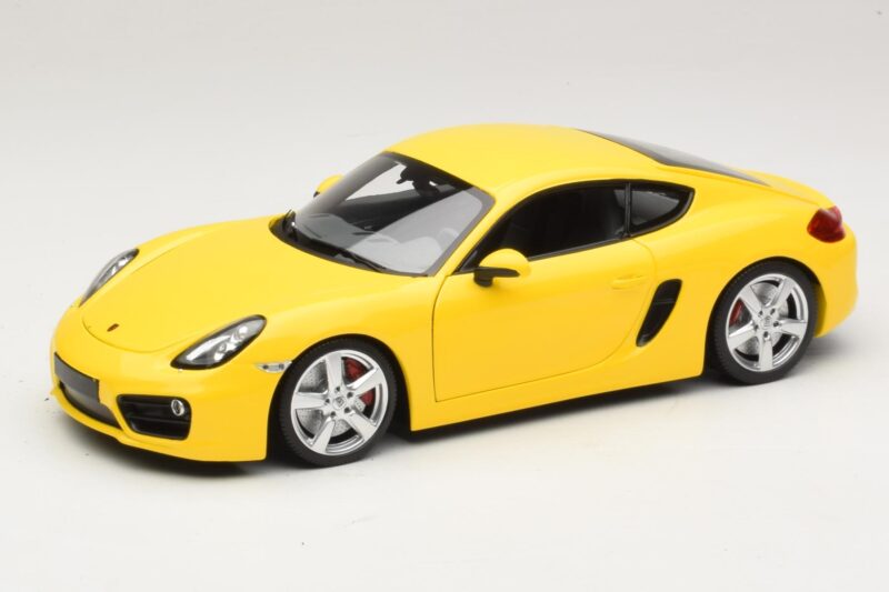 Porsche Cayman 981 Giallo Minichamps 1:18 110062220 Pressofusione