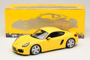 Porsche Cayman 981 Giallo Minichamps 1:18 110062220 Pressofusione — immagine 8 di 8