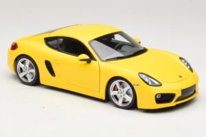 Porsche Cayman 981 Giallo Minichamps 1:18 110062220 Pressofusione — immagine 6 di 8