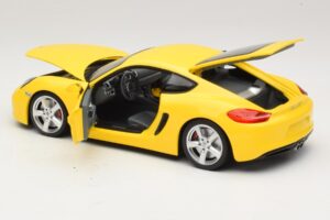 Porsche Cayman 981 Giallo Minichamps 1:18 110062220 Pressofusione — immagine 5 di 8