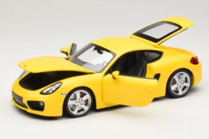 Porsche Cayman 981 Giallo Minichamps 1:18 110062220 Pressofusione — immagine 2 di 8