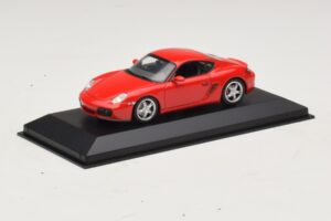Porsche Cayman 987 S Rosso Minichamps 1:43 400065620 Pressofusione — immagine 2 di 4