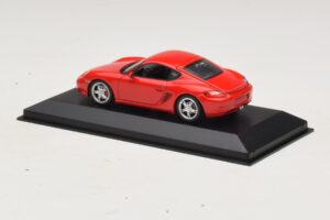 Porsche Cayman 987 S Rosso Minichamps 1:43 400065620 Pressofusione — immagine 3 di 4