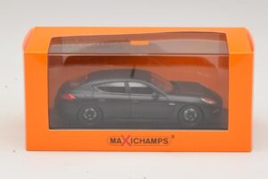 Porsche Panamera 970 Turbo Nero Opaco Maxichamps 1:43 940062370 Pressofusione — immagine 4 di 4