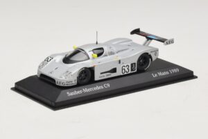 Sauber Mercedes C9 #63 J. Mass / M. Reuter / S. Dickens Winners 24 Hours of Le Mans 1989 Minichamps 1:43 B66041033 Pressofusi — immagine 2 di 5