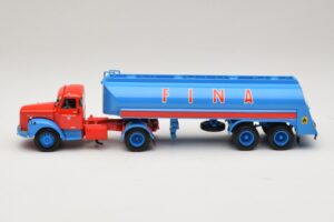 Scania L110S Tanksattelzug FINA Minichamps 1:43 499126970 Pressofusione — immagine 3 di 6