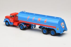 Scania L110S Tanksattelzug FINA Minichamps 1:43 499126970 Pressofusione — immagine 5 di 6