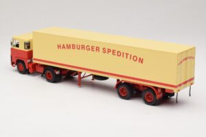 Scania LB111S Koffersattelzug Hamburger Spedition Minichamps 1:43 499123880 Pressofusione — immagine 5 di 6