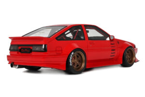 Toyota Sprinter Trueno AE86 Widebody Rosso Corsa Otto 1:18 OT1278 Resina — immagine 2 di 5