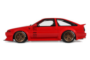 Toyota Sprinter Trueno AE86 Widebody Rosso Corsa Otto 1:18 OT1278 Resina — immagine 3 di 5
