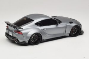 Toyota Supra A90 Prior Design Matt Silver GT Spirit 1:18 GT343 Resina — immagine 2 di 5