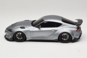 Toyota Supra A90 Prior Design Matt Silver GT Spirit 1:18 GT343 Resina — immagine 3 di 5