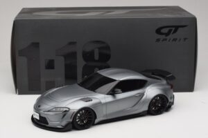 Toyota Supra A90 Prior Design Matt Silver GT Spirit 1:18 GT343 Resina — immagine 5 di 5