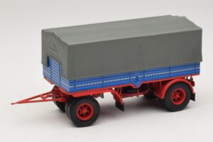 Rimorchio per Camion Blu Rosso Minichamps 1:43 439159092 Pressofusione