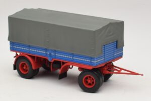 Rimorchio per Camion Blu Rosso Minichamps 1:43 439159092 Pressofusione — immagine 4 di 6