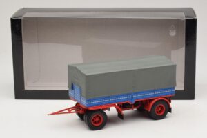 Rimorchio per Camion Blu Rosso Minichamps 1:43 439159092 Pressofusione — immagine 6 di 6