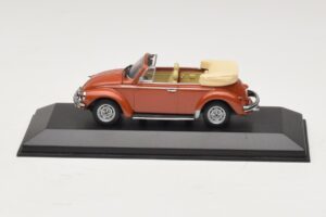 Volkswagen 1200 Cabriolet Hebmuller Rosso Minichamps 1:43 430052032 Pressofusione