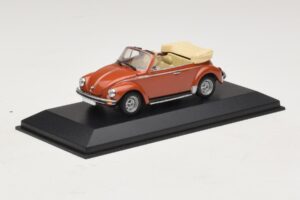 Volkswagen 1200 Cabriolet Hebmuller Rosso Minichamps 1:43 430052032 Pressofusione — immagine 2 di 4