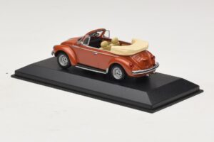 Volkswagen 1200 Cabriolet Hebmuller Rosso Minichamps 1:43 430052032 Pressofusione — immagine 3 di 4