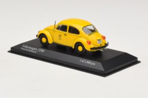 Volkswagen 1200 Deutsche Bundespost Minichamps 1:43 400057197 Pressofusione — immagine 3 di 4
