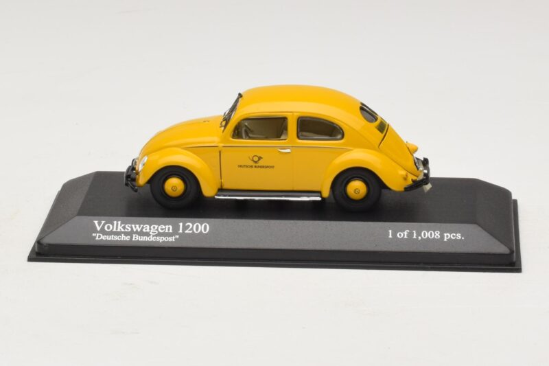 Volkswagen 1200 Export Deutsche Bundespost Minichamps 1:43 431051292 Pressofusione