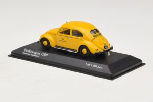 Volkswagen 1200 Export Deutsche Bundespost Minichamps 1:43 431051292 Pressofusione — immagine 3 di 4